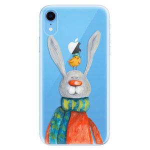 Odolné silikónové puzdro iSaprio - Rabbit And Bird - iPhone XR vyobraziť