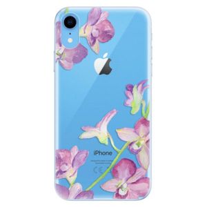 Odolné silikónové puzdro iSaprio - Purple Orchid - iPhone XR vyobraziť
