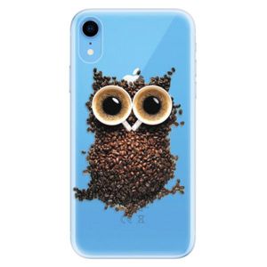 Odolné silikónové puzdro iSaprio - Owl And Coffee - iPhone XR vyobraziť