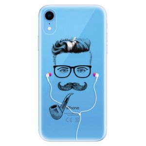 Odolné silikónové puzdro iSaprio - Man With Headphones 01 - iPhone XR vyobraziť