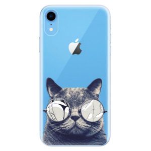 Odolné silikónové puzdro iSaprio - Crazy Cat 01 - iPhone XR vyobraziť