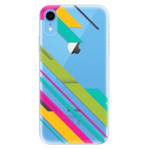 Odolné silikónové puzdro iSaprio - Color Stripes 03 - iPhone XR vyobraziť