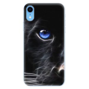 Odolné silikónové puzdro iSaprio - Black Puma - iPhone XR vyobraziť