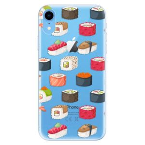 Odolné silikónové puzdro iSaprio - Sushi Pattern - iPhone XR vyobraziť