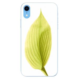 Odolné silikónové puzdro iSaprio - Green Leaf - iPhone XR vyobraziť