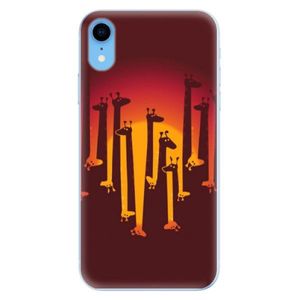 Odolné silikónové puzdro iSaprio - Giraffe 01 - iPhone XR vyobraziť