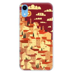 Odolné silikónové puzdro iSaprio - Mountain City - iPhone XR vyobraziť