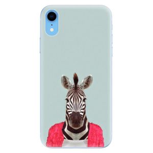 Odolné silikónové puzdro iSaprio - Zebra 01 - iPhone XR vyobraziť