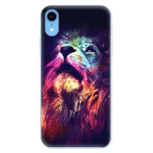 Odolné silikónové puzdro iSaprio - Lion in Colors - iPhone XR vyobraziť