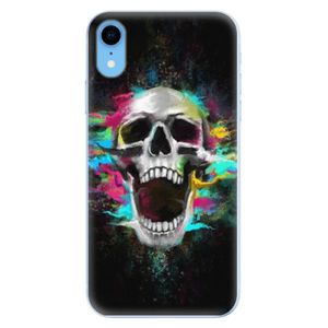 Odolné silikónové puzdro iSaprio - Skull in Colors - iPhone XR vyobraziť