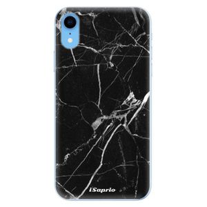 Odolné silikónové puzdro iSaprio - Black Marble 18 - iPhone XR vyobraziť