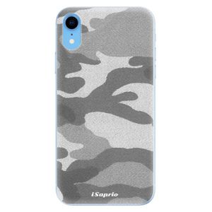 Odolné silikónové puzdro iSaprio - Gray Camuflage 02 - iPhone XR vyobraziť