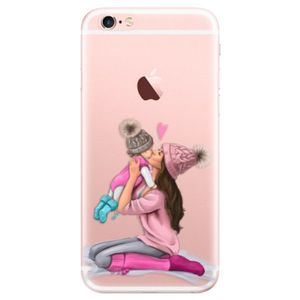 Odolné silikónové puzdro iSaprio - Kissing Mom - Brunette and Girl - iPhone 6 Plus/6S Plus vyobraziť