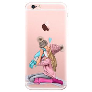 Odolné silikónové puzdro iSaprio - Kissing Mom - Blond and Boy - iPhone 6 Plus/6S Plus vyobraziť