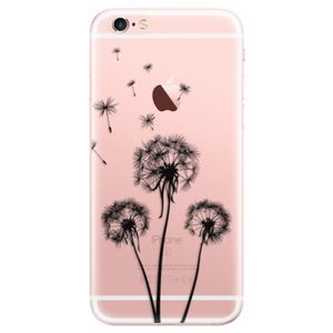 Odolné silikónové puzdro iSaprio - Three Dandelions - black - iPhone 6 Plus/6S Plus vyobraziť
