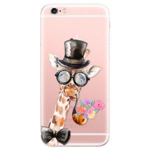Odolné silikónové puzdro iSaprio - Sir Giraffe - iPhone 6 Plus/6S Plus vyobraziť