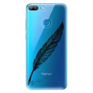 Odolné silikónové puzdro iSaprio - Writing By Feather - black - Huawei Honor 9 Lite vyobraziť