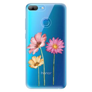 Odolné silikónové puzdro iSaprio - Three Flowers - Huawei Honor 9 Lite vyobraziť
