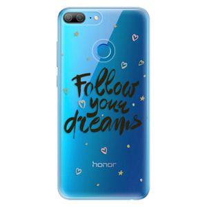 Odolné silikónové puzdro iSaprio - Follow Your Dreams - black - Huawei Honor 9 Lite vyobraziť