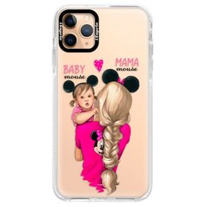 Silikónové puzdro Bumper iSaprio - Mama Mouse Blond and Girl - iPhone 11 Pro Max vyobraziť