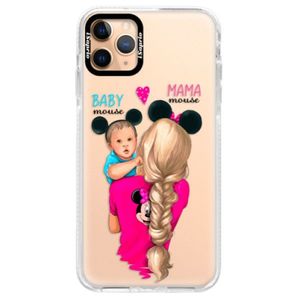 Silikónové puzdro Bumper iSaprio - Mama Mouse Blonde and Boy - iPhone 11 Pro Max vyobraziť