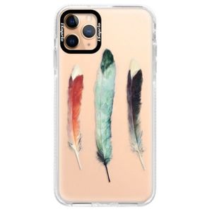 Silikónové puzdro Bumper iSaprio - Three Feathers - iPhone 11 Pro Max vyobraziť