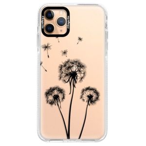 Silikónové puzdro Bumper iSaprio - Three Dandelions - black - iPhone 11 Pro Max vyobraziť