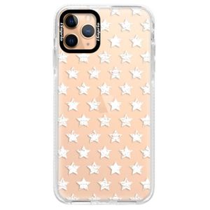 Silikónové puzdro Bumper iSaprio - Stars Pattern - white - iPhone 11 Pro Max vyobraziť