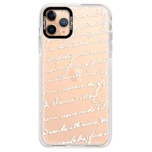 Silikónové puzdro Bumper iSaprio - Handwriting 01 - white - iPhone 11 Pro Max vyobraziť