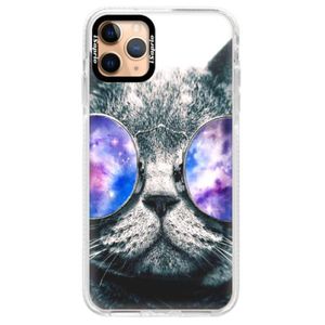 Silikónové puzdro Bumper iSaprio - Galaxy Cat - iPhone 11 Pro Max vyobraziť
