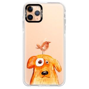 Silikónové puzdro Bumper iSaprio - Dog And Bird - iPhone 11 Pro Max vyobraziť