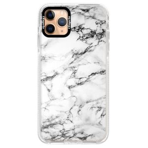 Silikónové puzdro Bumper iSaprio - White Marble 01 - iPhone 11 Pro Max vyobraziť