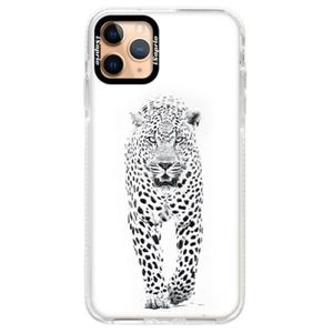 Silikónové puzdro Bumper iSaprio - White Jaguar - iPhone 11 Pro Max vyobraziť