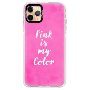 Silikónové puzdro Bumper iSaprio - Pink is my color - iPhone 11 Pro Max vyobraziť