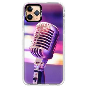 Silikónové puzdro Bumper iSaprio - Vintage Microphone - iPhone 11 Pro Max vyobraziť