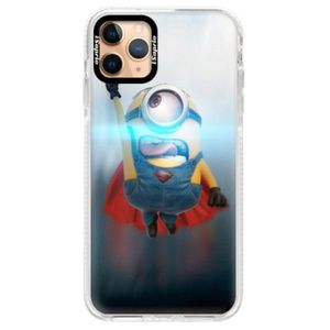 Silikónové puzdro Bumper iSaprio - Mimons Superman 02 - iPhone 11 Pro Max vyobraziť