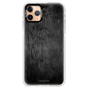 Silikónové puzdro Bumper iSaprio - Black Wood 13 - iPhone 11 Pro Max vyobraziť