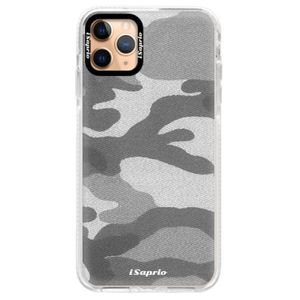 Silikónové puzdro Bumper iSaprio - Gray Camuflage 02 - iPhone 11 Pro Max vyobraziť