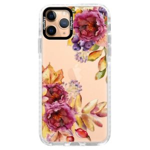 Silikónové puzdro Bumper iSaprio - Fall Flowers - iPhone 11 Pro vyobraziť
