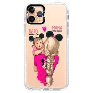 Silikónové puzdro Bumper iSaprio - Mama Mouse Blond and Girl - iPhone 11 Pro vyobraziť