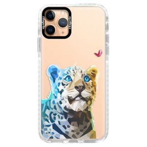 Silikónové puzdro Bumper iSaprio - Leopard With Butterfly - iPhone 11 Pro vyobraziť