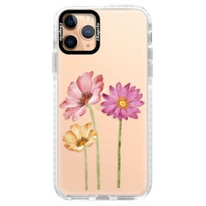 Silikónové puzdro Bumper iSaprio - Three Flowers - iPhone 11 Pro vyobraziť