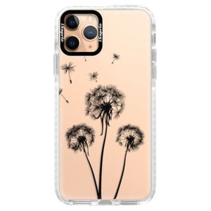 Silikónové puzdro Bumper iSaprio - Three Dandelions - black - iPhone 11 Pro vyobraziť