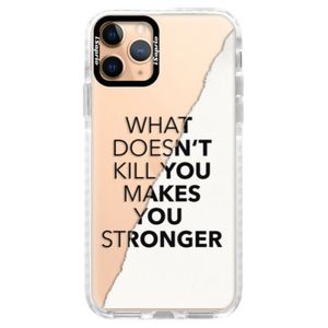 Silikónové puzdro Bumper iSaprio - Makes You Stronger - iPhone 11 Pro vyobraziť