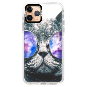 Silikónové puzdro Bumper iSaprio - Galaxy Cat - iPhone 11 Pro vyobraziť
