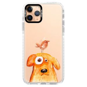 Silikónové puzdro Bumper iSaprio - Dog And Bird - iPhone 11 Pro vyobraziť