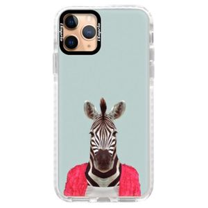 Silikónové puzdro Bumper iSaprio - Zebra 01 - iPhone 11 Pro vyobraziť