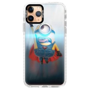 Silikónové puzdro Bumper iSaprio - Mimons Superman 02 - iPhone 11 Pro vyobraziť