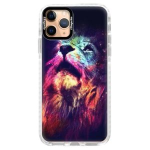 Silikónové puzdro Bumper iSaprio - Lion in Colors - iPhone 11 Pro vyobraziť