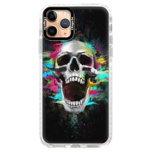 Silikónové puzdro Bumper iSaprio - Skull in Colors - iPhone 11 Pro vyobraziť
